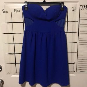 Strapless cutout dress
